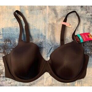 NWT Maidenform T-Shirt Smartzone Cups Convertible Strap Bra Black Retail $48 40D